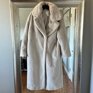 Last Chance!  BNWOT H&M super soft double breasted coat size XS